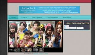 Шаблон Avatar Kpop для CMS Joomla от Прочие