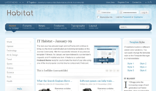 Шаблон IT Habitat для CMS Joomla от IceTheme