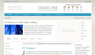 Шаблон IT Tribune для CMS Joomla от IceTheme
