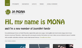 Шаблон JA Mona для CMS Joomla от JoomlArt