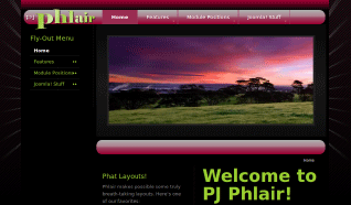 Шаблон PJ Phlair для CMS Joomla от PureJoomla