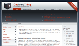 Шаблон RT OneMoreThing для CMS Joomla от RocketTheme