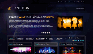 Шаблон S5 Pantheon для CMS Joomla от Shape5