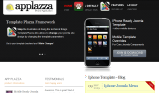 Шаблон TP App Plazza для CMS Joomla от TemplatePlazza