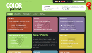 Шаблон YT Color Palette для CMS Joomla от YOOTheme