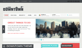 Шаблон YT Downtown для CMS Joomla от YOOTheme